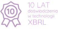 Mamy 10 letnie doświadczenie Zespołu w tagowaniu w technologii XBRL